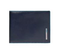 Piquadro Estuche cuadrado azul para tarjetas de crédito Piel 12,5 cm azul