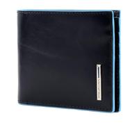 Piquadro Portafoglio uomo in Pelle, Accesorio de Viaje-Billetera Unisex Adulto, Azul (BLU Notte), 11 cm