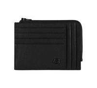 Piquadro - Portafolios tarjetero de cuero con monedero - Accessories - Hombre - Negro - ONE SIZE -