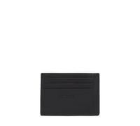 Piquadro - Portatarjetas Slim Resistente al Agua para Hombre - Tela gomada, 6 portatarjetas, RFID - Unisex - Negro