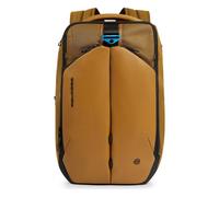 Piquadro PQ-Earth Mochila de negocios Protección RFID 41 cm Compartimento para el portátil amarillo