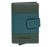 Piquadro PQ-Earth Tarjetero Bloqueo RFID Piel natural 6.5 cm verde
