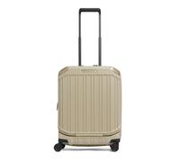 Piquadro PQ-Light 4 ruedas Maleta de cabina S 56 cm Compartimento para el portátil Con asa expansible beige