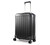 Piquadro - PQ-Light Trolley de Cabina de 4 Ruedas 55 cm - Policarbonato Ligero - Color Negro Mate - Equipaje de Mano