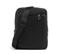 Piquadro S134 | Bandolera | negro | cuero de vaca graneado