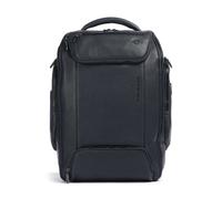 Piquadro S134 | Mochila | azul | 18 L | cuero de vaca graneado