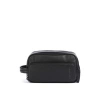 Piquadro S134 Neceser negro, cuero, 24 x 14 x 10cm