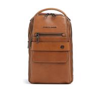 Piquadro Solm | Mochila sling | marrón | cuero graneado