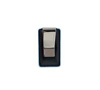 Piquadro - Sujeta Billetes Blue Square en Piel - Unisex - Negro | Formato slim, Elegante y Cuidado, Resistente, Uso diario