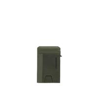 Piquadro - Tarjetero Automático de Piel y Tejido - Hombre - Verde | Protección antifraude RFID, Alojamiento tarjetas, Uso diario, Diseño elegante