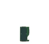 Piquadro - Tarjetero con Enganche Magnético - Hombre - Verde | Metal y piel, Protección antifraude RFID, Alojamiento tarjetas, Personalizable, Uso diario, Diseño elegante