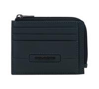 Piquadro - Tarjetero de Piel con 6 Tarjetas y Bolsillo para Monedas - Accessories - Hombre - Azul - ONE SIZE -