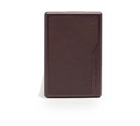 Piquadro - Tarjetero Mag Safe de Metal y Piel con Protección Rfid - Accessories - Mujer - Rojo - ONE SIZE -
