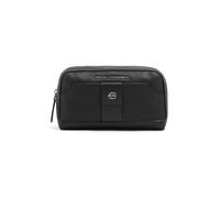 Piquadro Tebe Bolsa de hombro Piel natural 22 cm negro