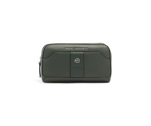 Piquadro Tebe Bolsa de hombro Piel natural 22 cm verde