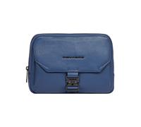 Piquadro Than Bolsa de hombro Piel natural 24 cm azul