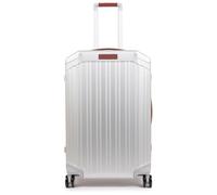 Piquadro- Trolley mediano rigido con cuatro ruedas- Suitcases- unisex- Gris- ONE SIZE- Trolley mediano rigido con cuatro ruedas
