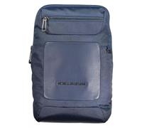 PIQUADRO Un solo hombro de piel y tela de un solo hombro para hombre, turquesa, S, Negocios