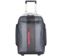 Piquadro Urban 2 ruedas Mochila-Trolley Piel natural 53.5 cm Compartimento para laptop gris