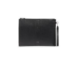 Piquadro Victor Bolsa de hombre Piel natural 30 cm negro