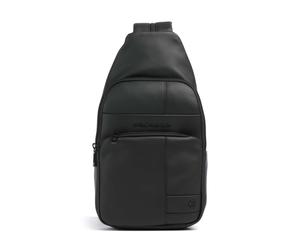 Piquadro W129W | Mochila sling | negro | poliuretano