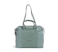 Piquadro W92T Bolsa shopping verde azul, nylon, mujer