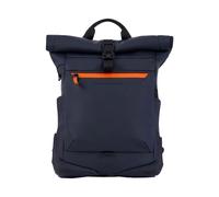 Piquadro - Water resistant roll top backpack for laptop 15-6 - Bags - Hombre - Azul - ONE SIZE -