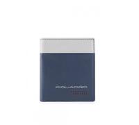 Piquadro wlp-27623 urban cartera de piel azul gris para hombre, tarjet