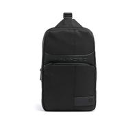 Piquadro Wollem Mochila sling negro, nylon, unisex, 3L