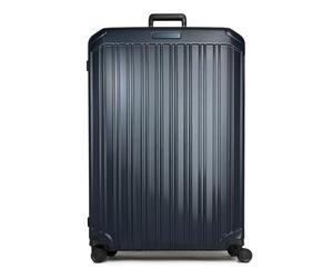 Piquadro - XL Caja rígida de 4 Ruedas - Policarbonato - TSA - Funda extraíble y Lavable - Expandible - 12L - Color Azul - Línea PQ-Light