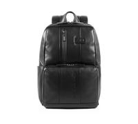 Piquadro - Zaino semplice in pelle - Bags - Hombre - Negro - ONE SIZE -