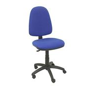 Piqueras y Crespo 04CP - Silla de Oficina ergonómica, Asiento y Respaldo tapizados en Tejido Bali, Color Azul