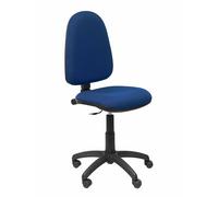 Piqueras y Crespo 04CP - Silla de Oficina ergonómica, Asiento y Respaldo tapizados en Tejido Bali, Color Azul Marino