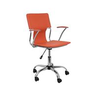 Piqueras y Crespo 214 - Silla de Oficina ergonómica con Brazos fijos, Regulable en Altura y giratoria 360º