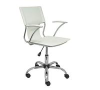 Piqueras y Crespo 214 - Silla de Oficina ergonómica con Brazos fijos, Regulable en Altura y giratoria 360º