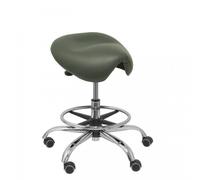 Piqueras y Crespo Alatoz Taburete Similpiel Gris Oscuro