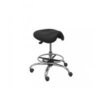 Piqueras y Crespo Alatoz Taburete Similpiel Negro