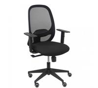 Piqueras y Crespo Cilanco Silla Malla Asiento Bali Brazo Regulable Negra