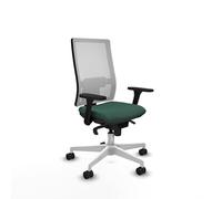 Piqueras y Crespo - Comparativa sillas Oficina: Silla operativa Hornas con Brazos 3D, Mecanismo sincro 5 Posiciones, Respaldo Regulable y Apoyo Lumbar 1D.