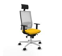 Piqueras y Crespo Horna: la Mejor Silla de Escritorio Calidad Precio con Brazos 1D, Mecanismo sincro 5 Posiciones, cabecero CABF, Apoyo Lumbar L1D y Respaldo Regulable en Altura