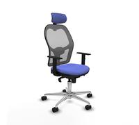 Piqueras y Crespo Jorquera: La Mejor Silla para estudiar y teletrabajar con Respaldo Fijo, cabecero 2D, Apoyo Lumbar 1D, Brazos 1D y Mecanismo sincro 5 Posiciones en Color Atractivo