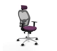 Piqueras y Crespo Jorquera: La Mejor Silla para estudiar y teletrabajar con Respaldo Fijo, cabecero 2D, Apoyo Lumbar 1D, Brazos 1D y Mecanismo sincro 5 Posiciones en Color Atractivo