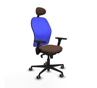 Piqueras y Crespo Jorquera: la Mejor Silla para teletrabajar y estudiar oposiciones, con Brazos 3D, Respaldo Fijo, cabecero Fijo y Apoyo Lumbar 1D en Color Atractivo