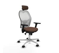Piqueras y Crespo Jorquera: La Mejor Silla para Trabajar en casa, estudiar oposiciones y Estar Muchas Horas, con Brazos 3D, Respaldo Fijo, cabecero 2D, Apoyo Lumbar 1D y un Peso máximo de 120 Kg