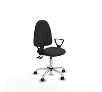 Piqueras y Crespo La Silla de Escritorio más cómoda Algarra con Ajuste, Respaldo Regulable y Brazos fijos para 4-6 Horas de Uso, Ideal para teletrabajar