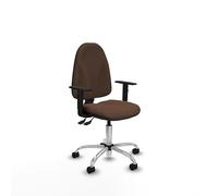 Piqueras y Crespo - Las Mejores sillas ergonómicas: Silla ergonómica Algarra con Respaldo Regulable en Altura, Brazos 1D y Mecanismo Asincro, sin cabecero.