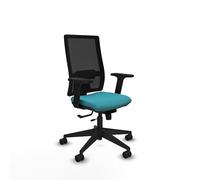 Piqueras y Crespo - Mejor Silla de Escritorio Calidad Precio Horna con Brazos 2D, Mecanismo Sincro/Traslack, Apoyo Lumbar 1D y Respaldo Regulable en Altura.