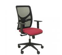 Piqueras y Crespo Motilla Silla Malla Brazo Regulable Negra Asiento Bali Granate