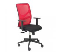 Piqueras y Crespo Motilla Silla Malla Roja Asiento Bali Brazo Regulable Negro