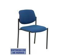 Piqueras y Crespo Silla fija Villalgordo Bali Azul marino chasis negro